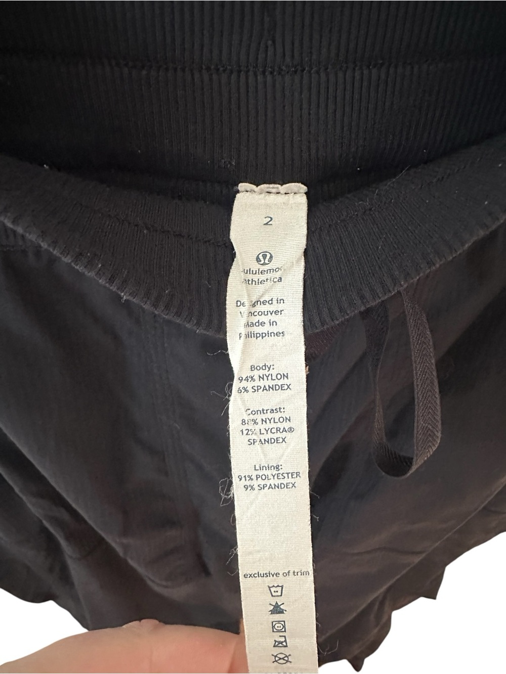 Lululemon Dance Studio Mid-Rise Pant
Short - Black, Size 2 - Picture 13 of 14